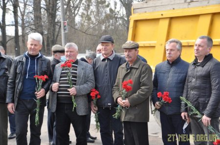 У Житомирі вшанували пам'ять загиблих ліквідаторів аварії на Чорнобильській АЕС
