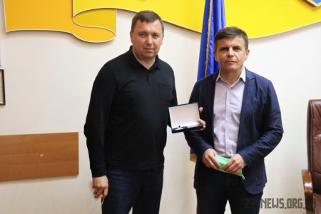 Волонтер Яков Прокопчук отримав відзнаку «За заслуги перед містом Житомиром III ступеня»