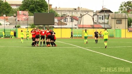 Футбольна команда дівчат житомирського "Полісся" поступилася команді з Тернопільської області