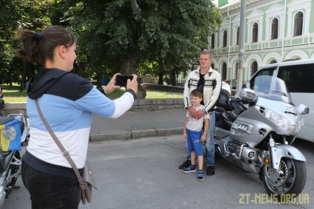 Учасники Мотопробігу єдності відвідали Житомир