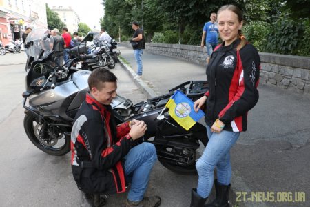 Учасники Мотопробігу єдності відвідали Житомир