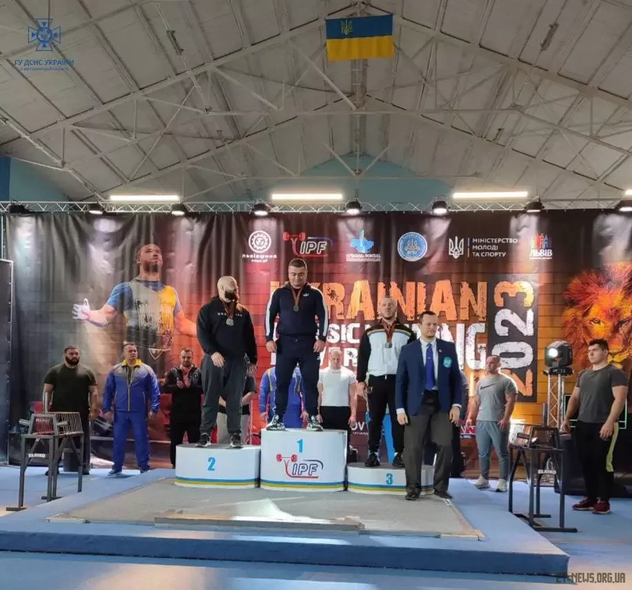 Малинський рятувальник здобув бронзу на Чемпіонаті України з класичного пауерліфтингу