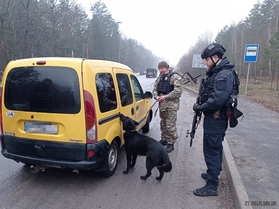 Поліцейські провели профілактичне відпрацювання на автошляхах Житомирського району