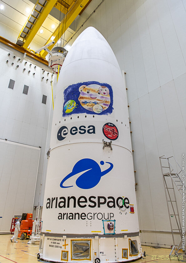 Вже завтра в космічний простір підійметься французька ракета із малюнком жительки Житомирщини