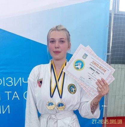 Лілія Павлюк виборола дві золоті медалі на Чемпіонаті України з рукопашного бою