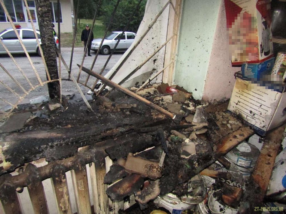 Хотів «налякати» знайомого: поліцейські розшукали причетного до підпалу магазина у Баранівській громаді
