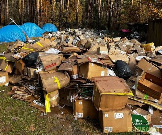 Поблизу Житомира затримали громадянина, який вивіз сміття на територію Богунського лісництва