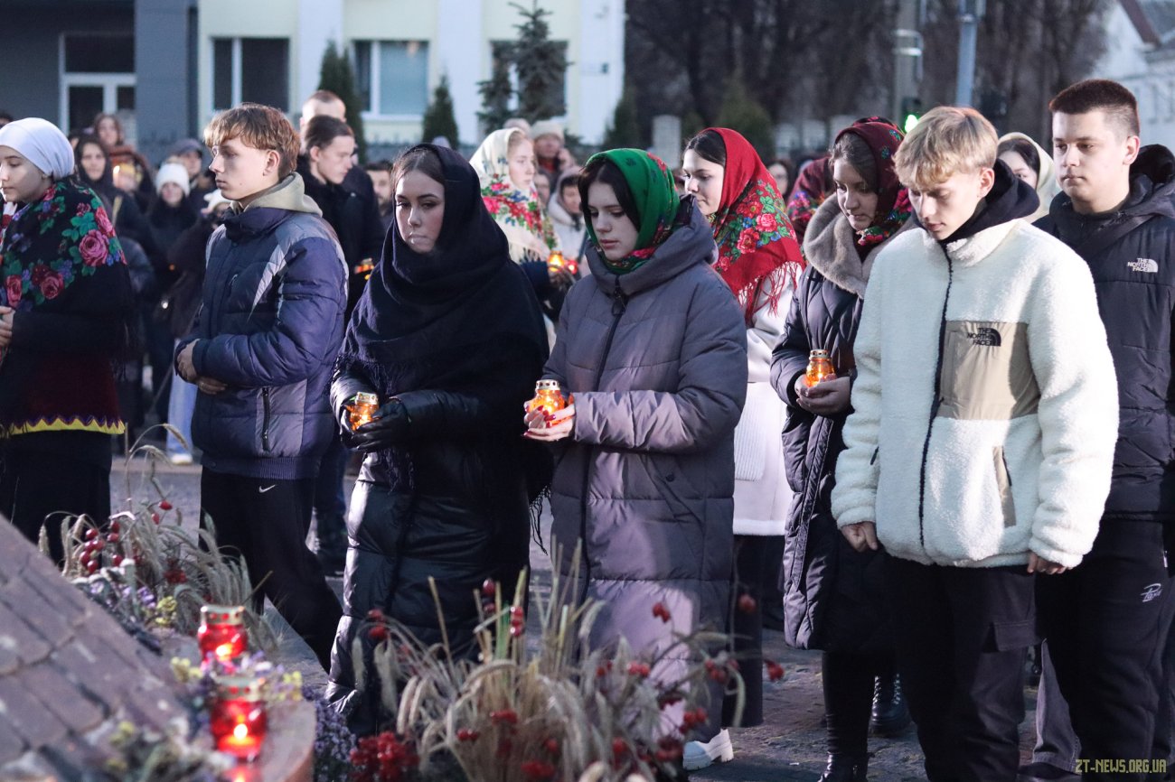У Житомирі вшанували пам'ять жертв Голодомору