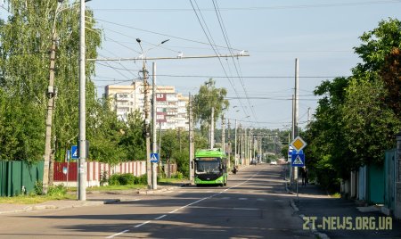 У Житомирі запущено новий тролейбусний маршрут №5 "Мальованка - Залізничний вокзал"
